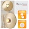 Newhouse Hardware 2-1/2" Round Polished Brass Lighted Bronze Door Chime Button BR5WL - alternate 9